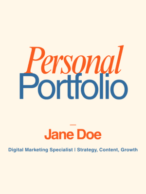 PERSONAL PORTFOLIO
